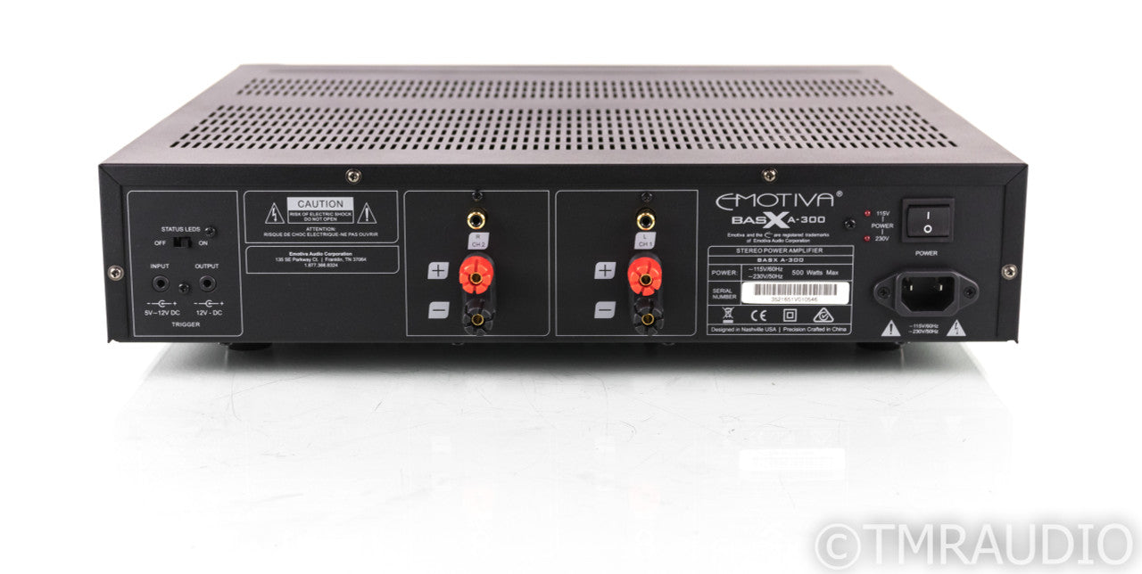 Emotiva BasX A-300 Stereo Power Amplifier; A300
