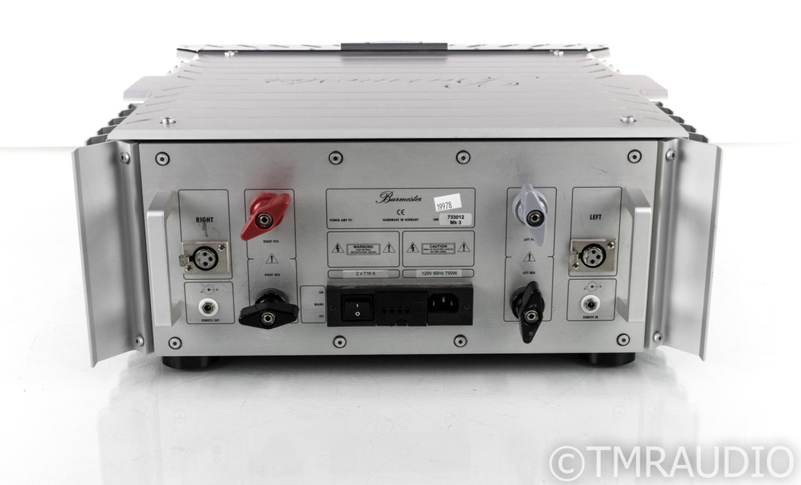 Burmester 911 Mk III Stereo Power Amplifier