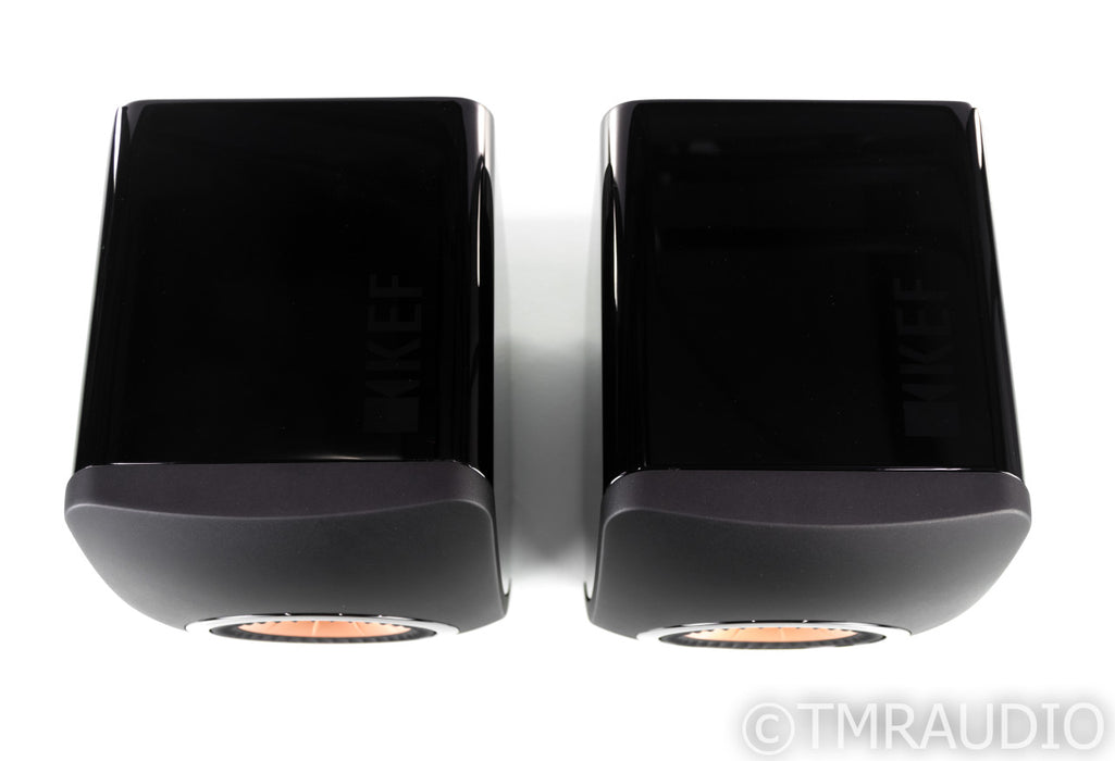 KEF LS50 Bookshelf Speakers; Gloss Black Pair