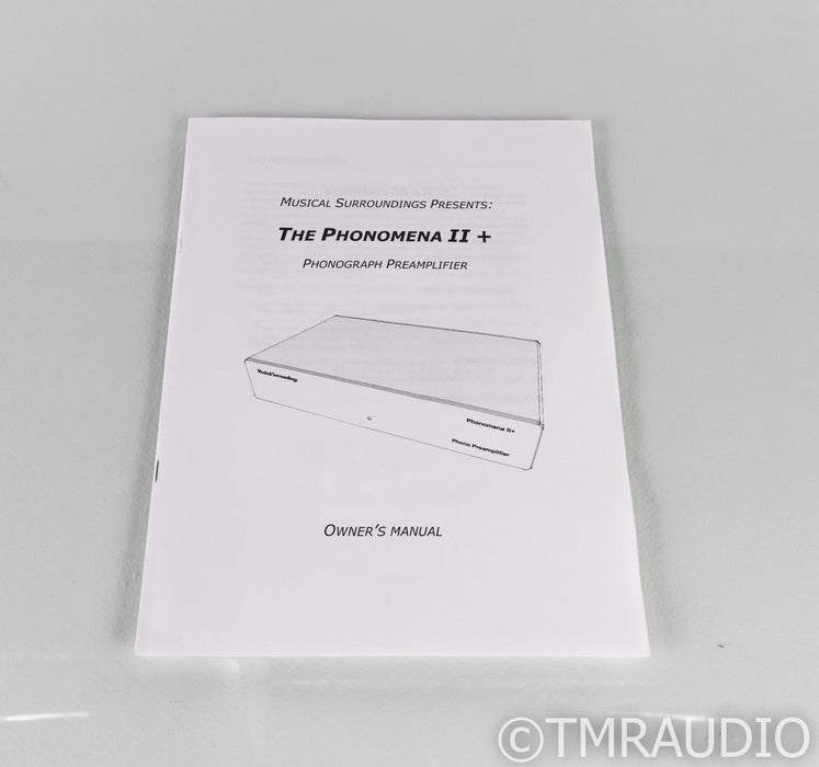 Musical Surroundings Phonomena II+ MM / MC Phono Preamplifier; 2-Plus