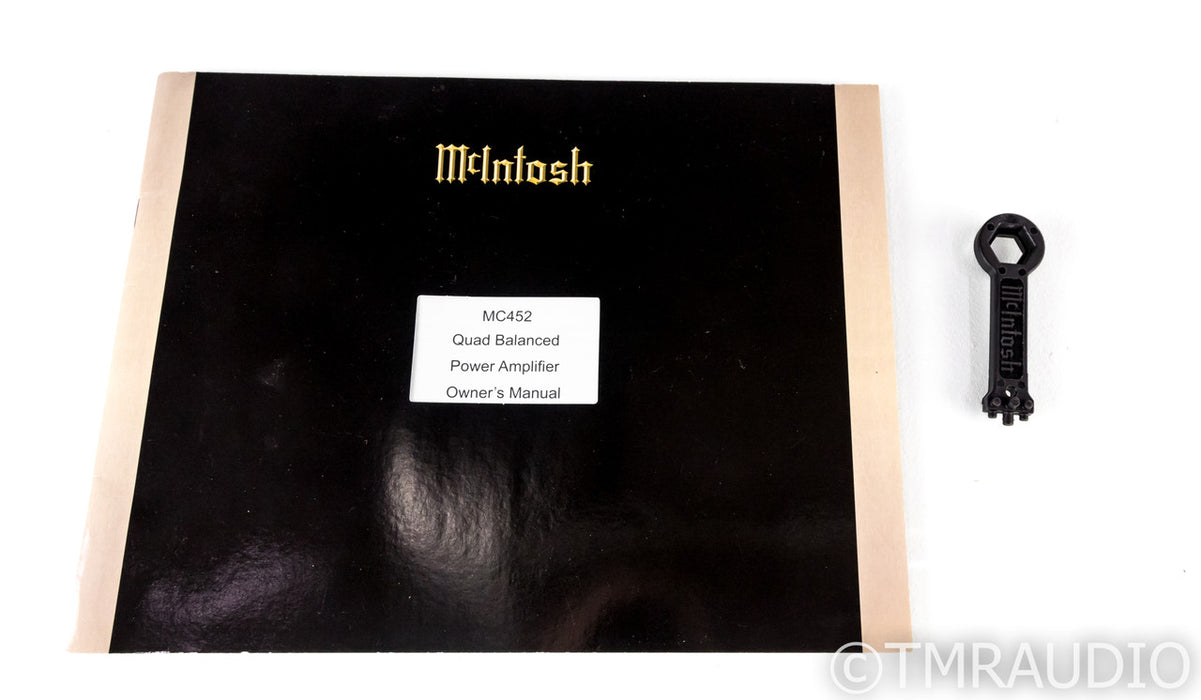 McIntosh MC452 Stereo Power Amplifier; MC-452 (1/7)