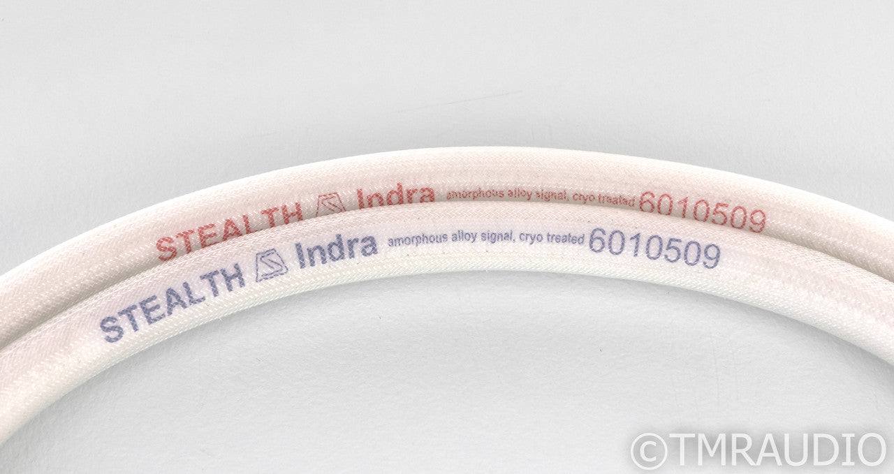 Stealth Audio Indra XLR Cables; 1m Pair Balanced Interconnects; Rev. 08