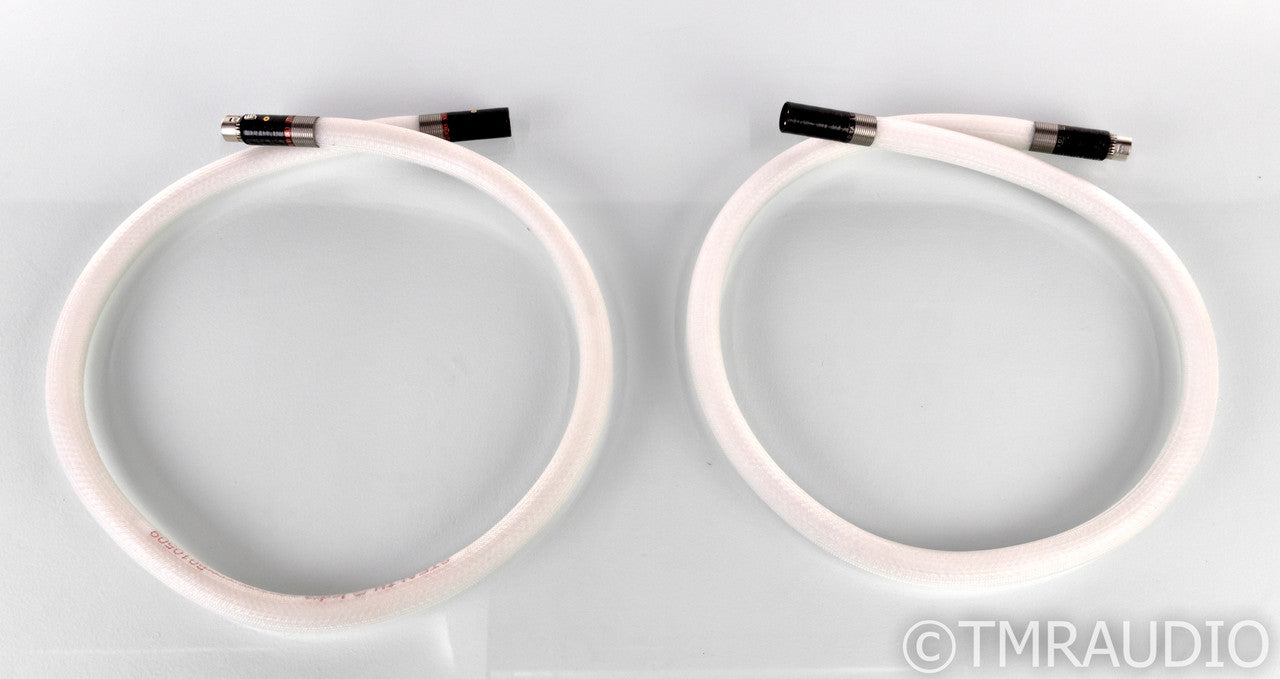 Stealth Audio Indra XLR Cables; 1m Pair Balanced Interconnects; Rev. 08