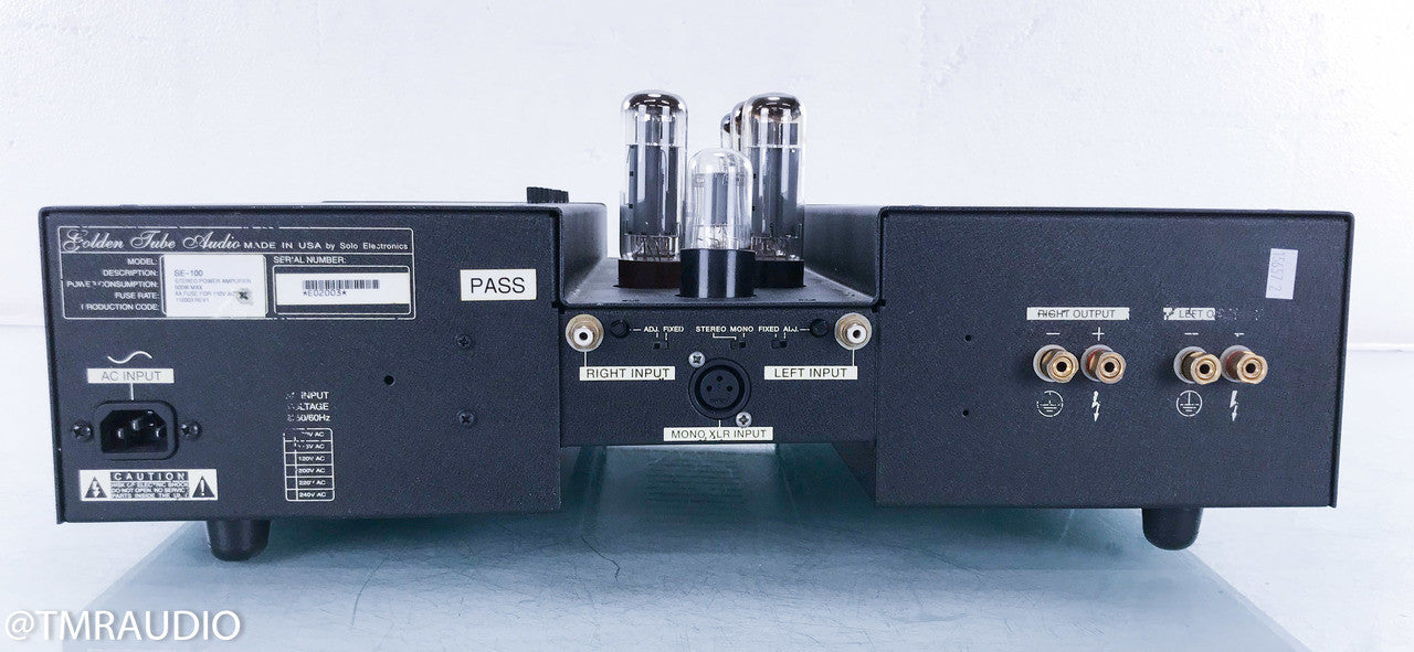 Golden Tube Audio SE-100 Stereo Tube Power Amplifier