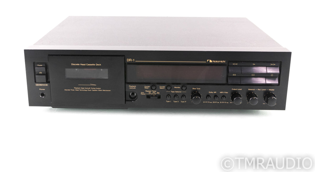 ナカミチ　DR-1動作品① Nakamichi DR-1 Vintage Cassette Tape Deck / Recorder; DR1; Manual