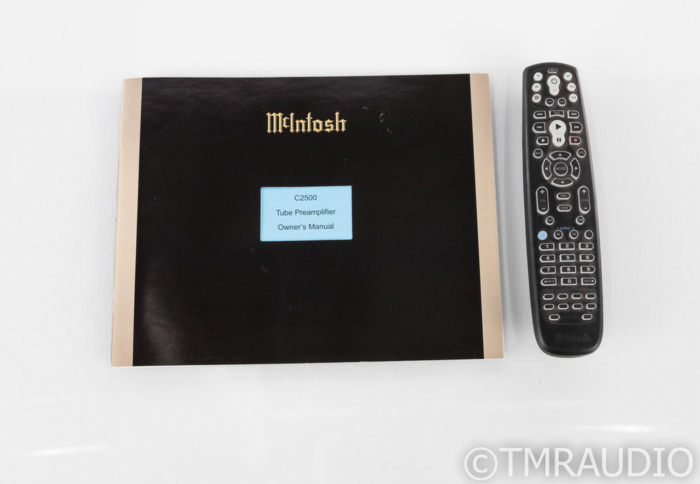 McIntosh C2500 Stereo Tube Preamplifier; C-2500; Remote; MM / MC Phono