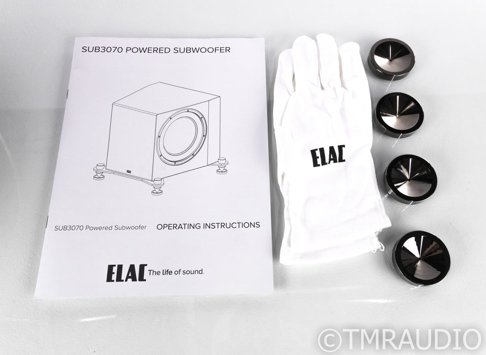 ELAC SUB-3070 12" Powered Subwoofer; SUB3070-GB; Gloss Black