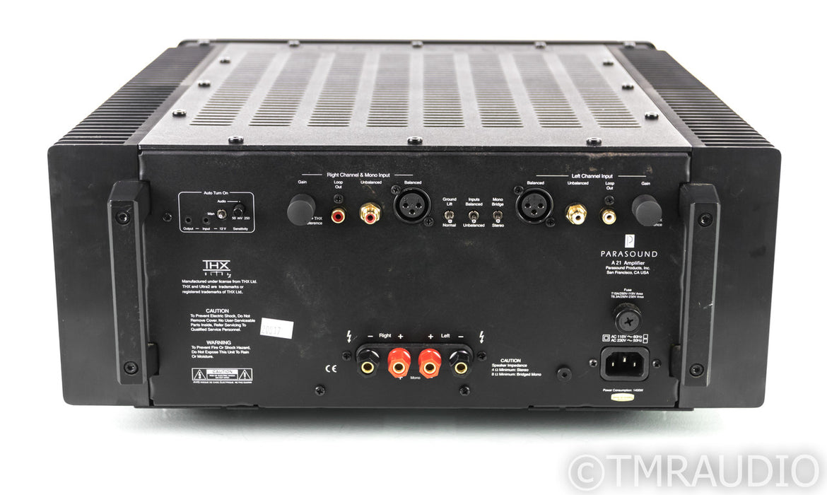 Parasound A21 Stereo Power Amplifier; A-21 (1/5)