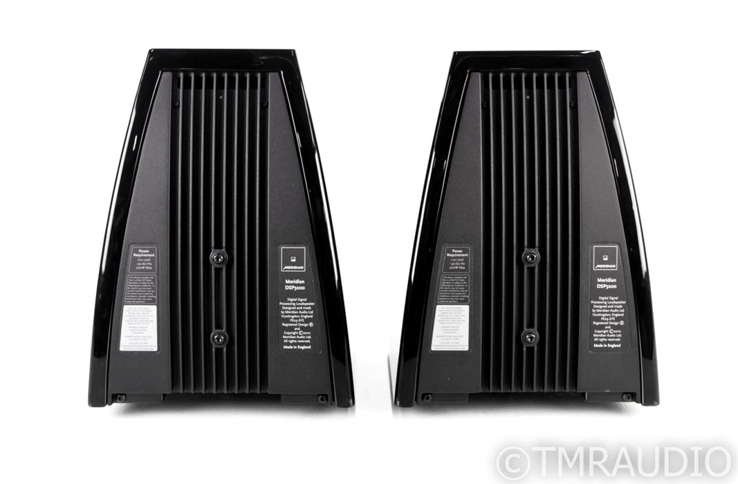 Meridian DSP3200 Powered Digital Bookshelf Speakers; Gloss Black Pair
