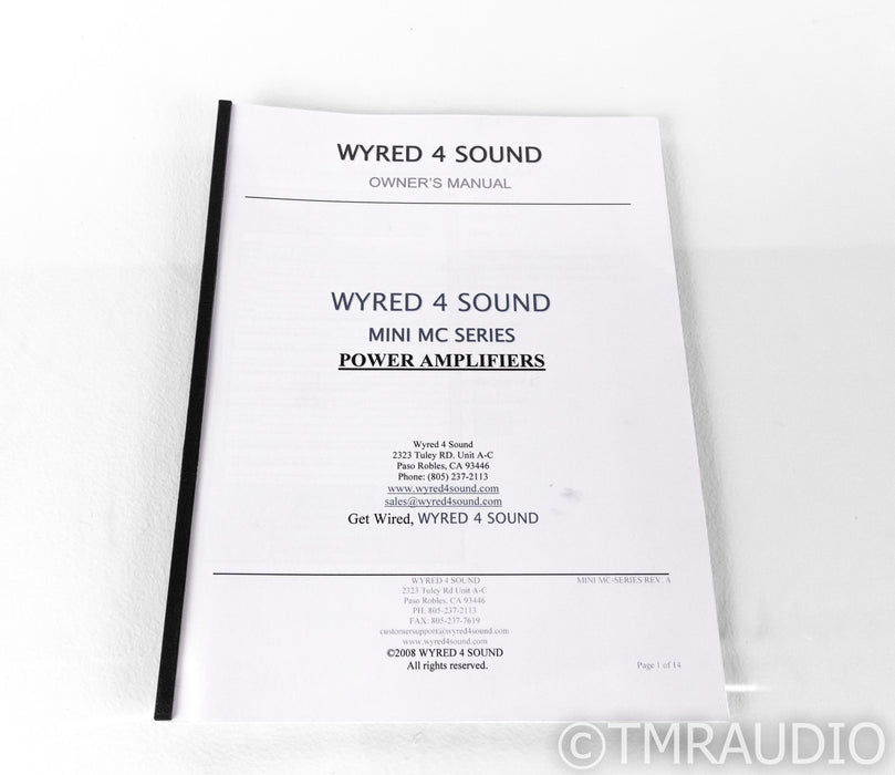 Wyred 4 Sound Mini MC3 Three Channel Power Amplifier; W4S MC-3