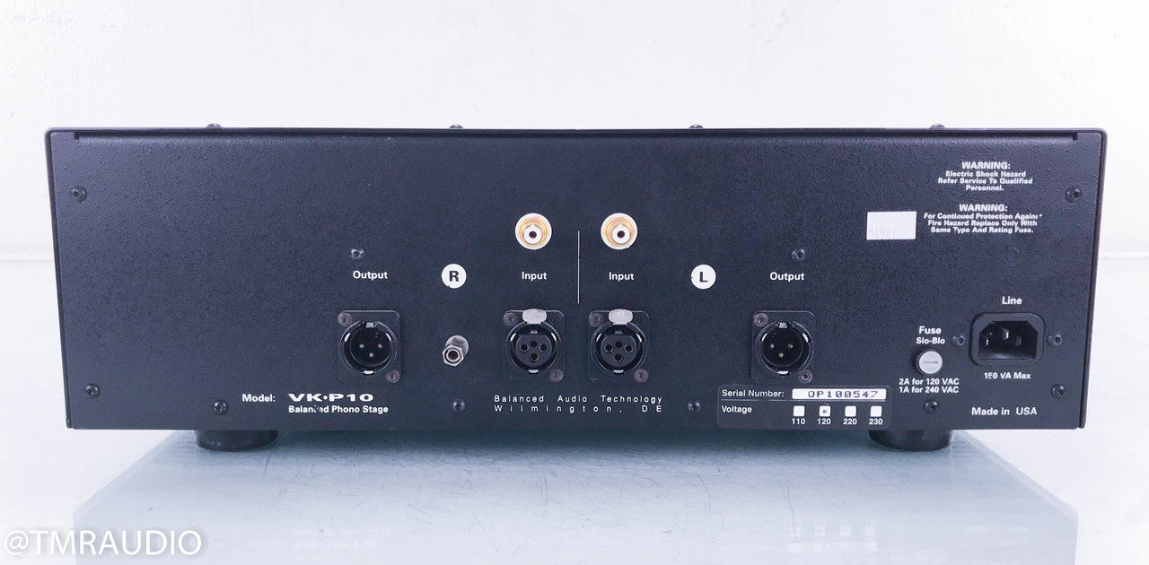 BAT VK-P10SE SuperPak MM / MC Tube Phono Preamplifier