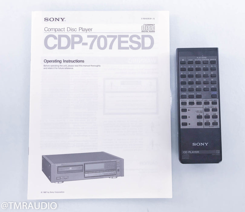 Sony CDP-707ESD CD Player