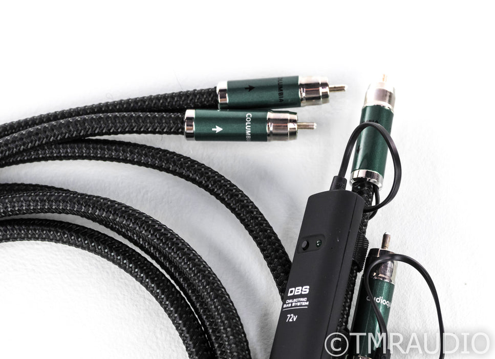 AudioQuest Columbia RCA Cables; 2m Pair Interconnects; 72v DBS