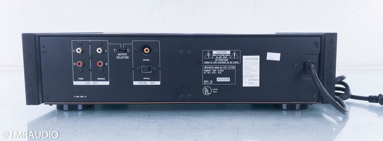 Sony CDP-707ESD CD Player