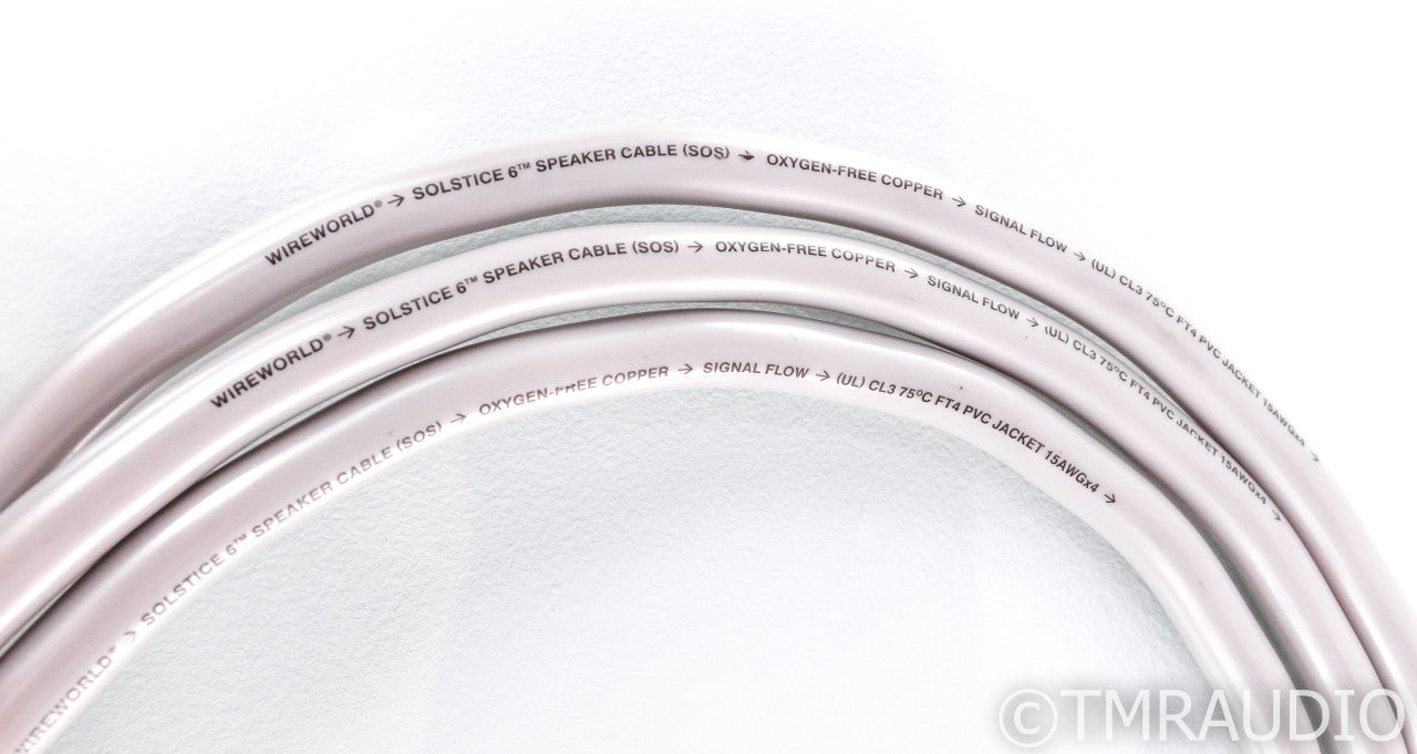 Wireworld Solstice 6 Biwire Speaker Cables; 2m Pair