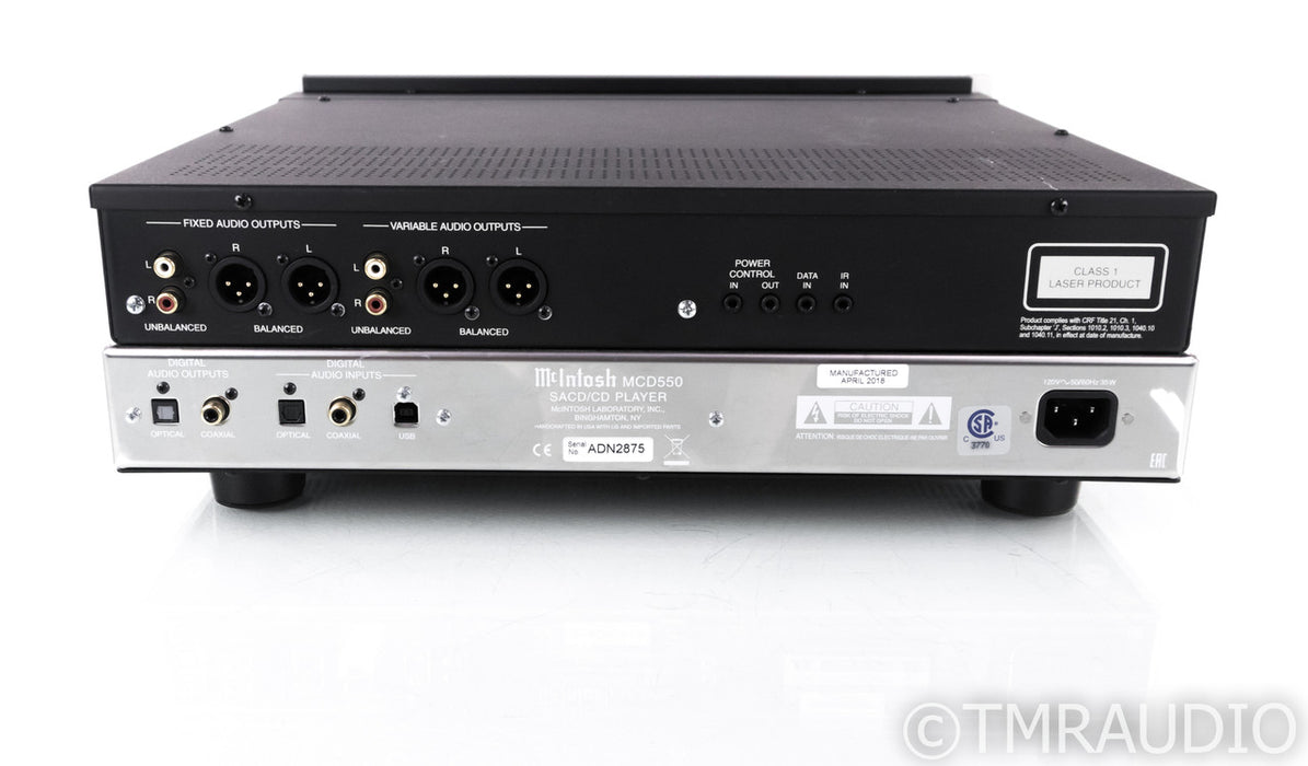 McIntosh MCD550 SACD / CD Player; MCD-550; Remote