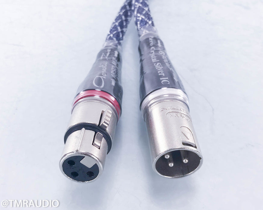 Acoustic Zen Absolute Zero Crystal Silver XLR Cables