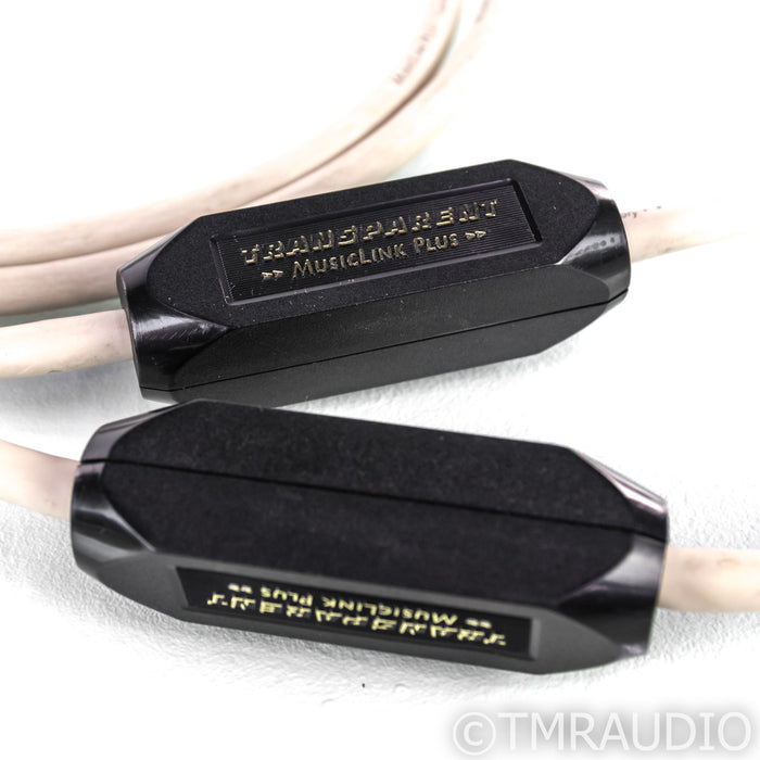 Transparent Audio MusicLink Plus RCA Cables; 6.5ft Pair Interconnects