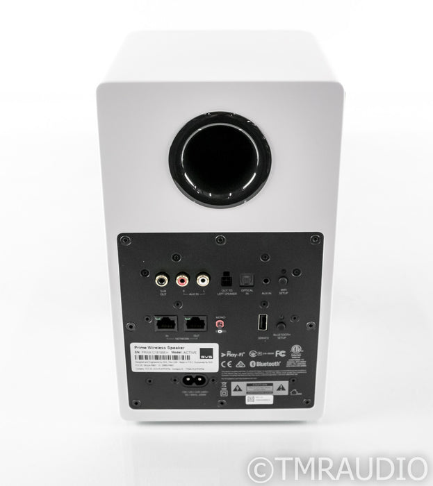 SVS Prime Wireless Powered Bookshelf Speaker; Single; Master; Piano Gloss White