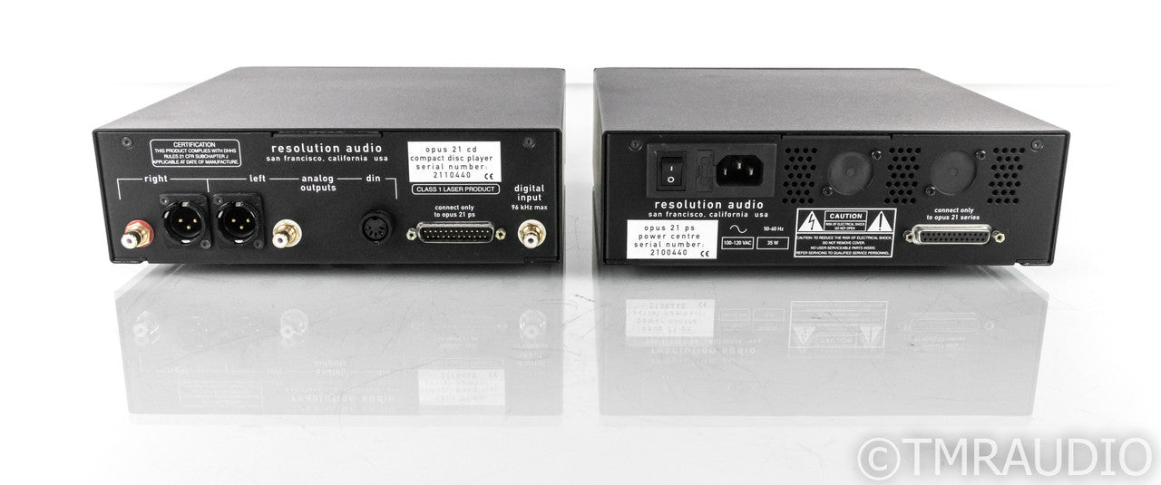 Resolution Audio Opus 21 CD Player; Remote; w/ Ridge Street Exousias Umbilical