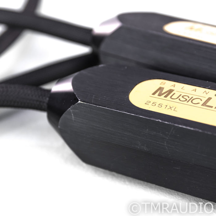 Transparent Audio MusicLink Ultra XLR Cables; 6.5ft Pair Balanced Interconnects