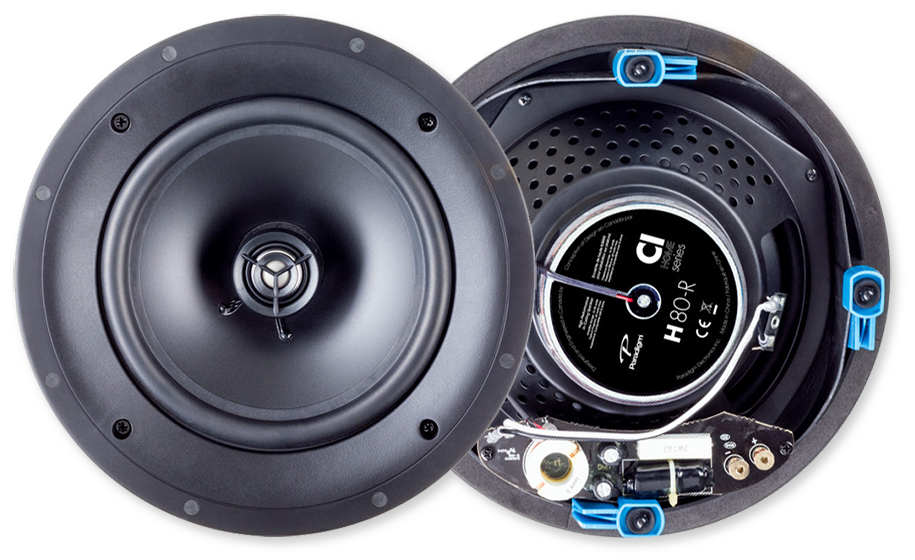 Paradigm CI Home H80-R In-Ceiling Speaker; Single; White; Round Grill (New)