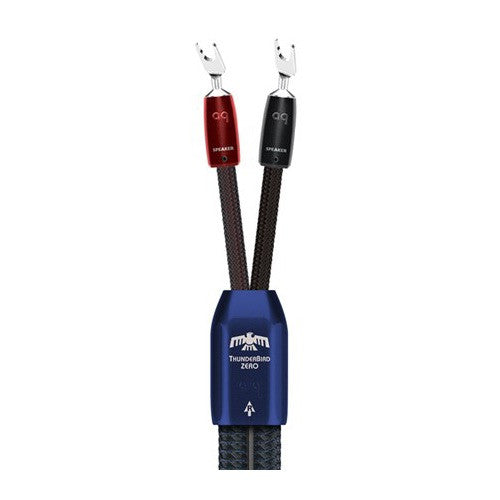 AudioQuest Thunderbird Biwire Combo Speaker Cables; 8ft Pair (Demo w/ Warranty)