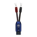 AudioQuest Thunderbird Biwire Combo Speaker Cables; 8ft Pair (Demo w/ Warranty)