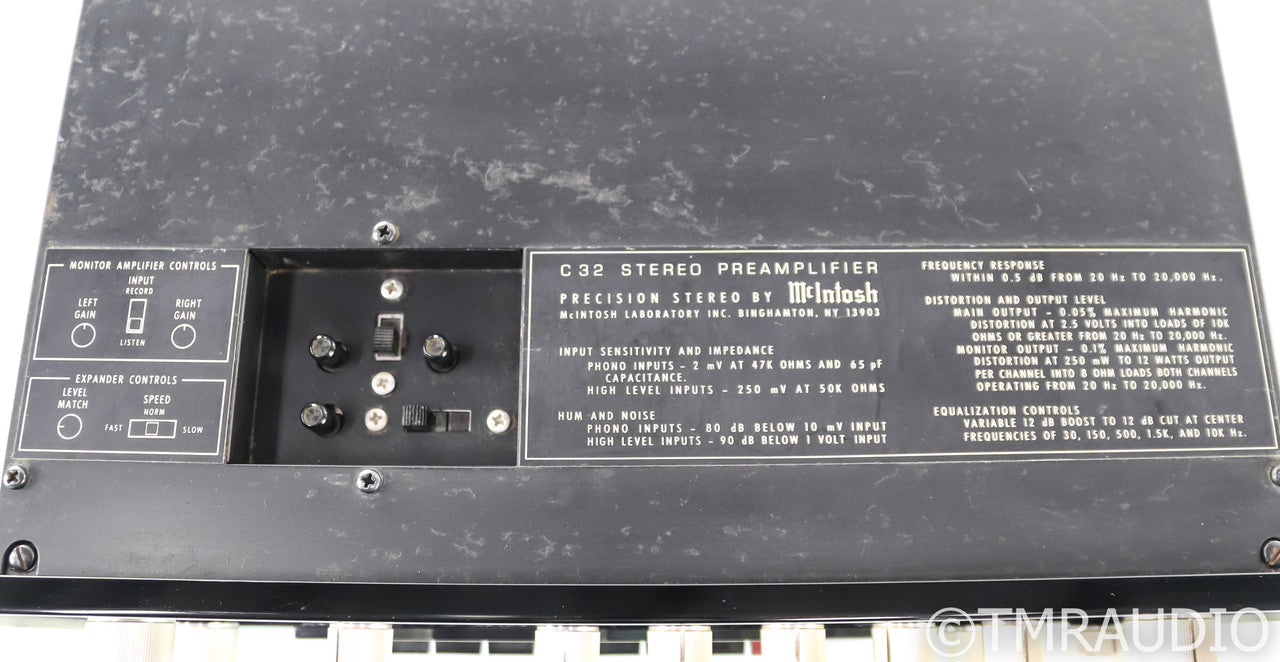 McIntosh C32 Vintage Stereo Preamplifier; C-32