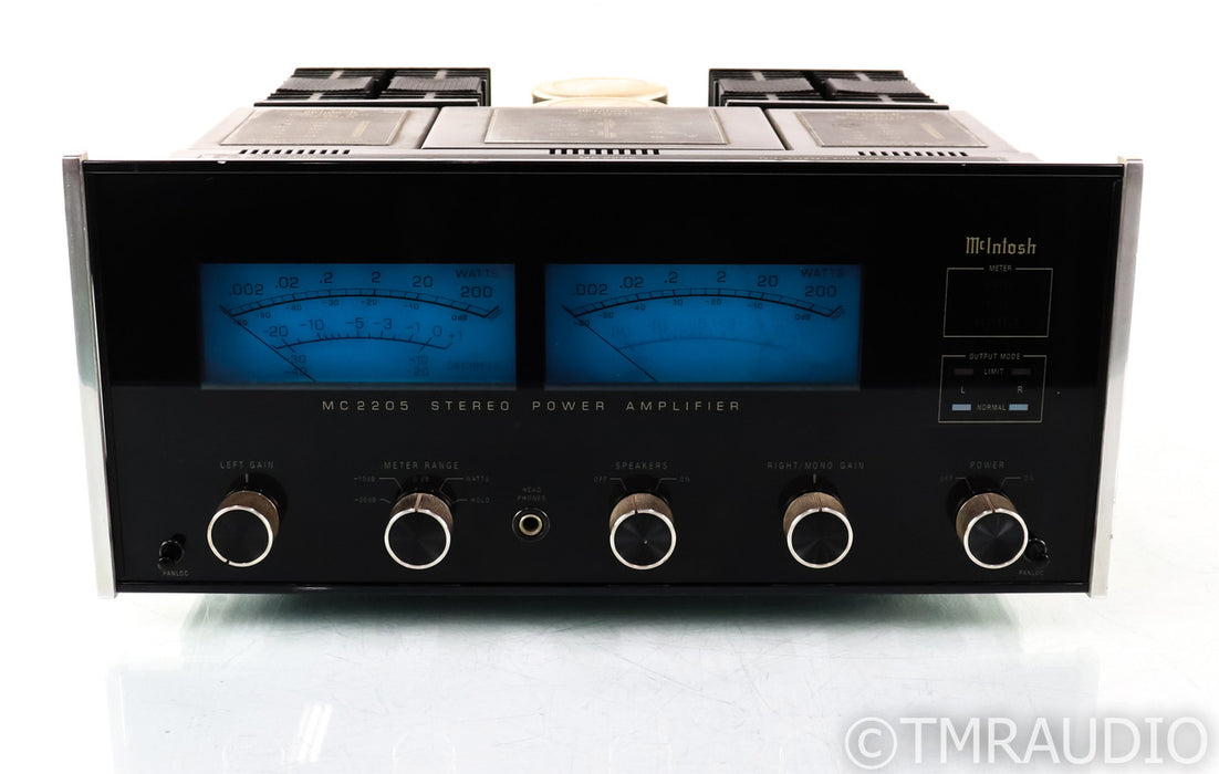 McIntosh MC 2205 Vintage Stereo Power Amplifier; MC-2205