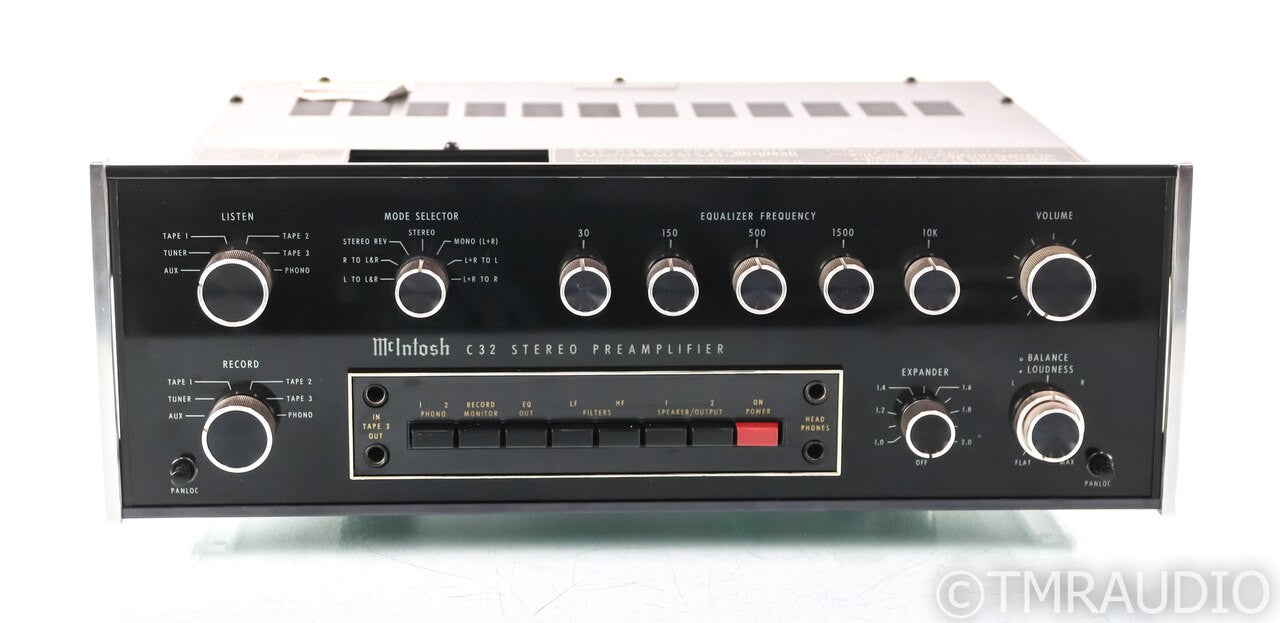 McIntosh C32 Vintage Stereo Preamplifier; MM Phono - Excellent; New Bulbs