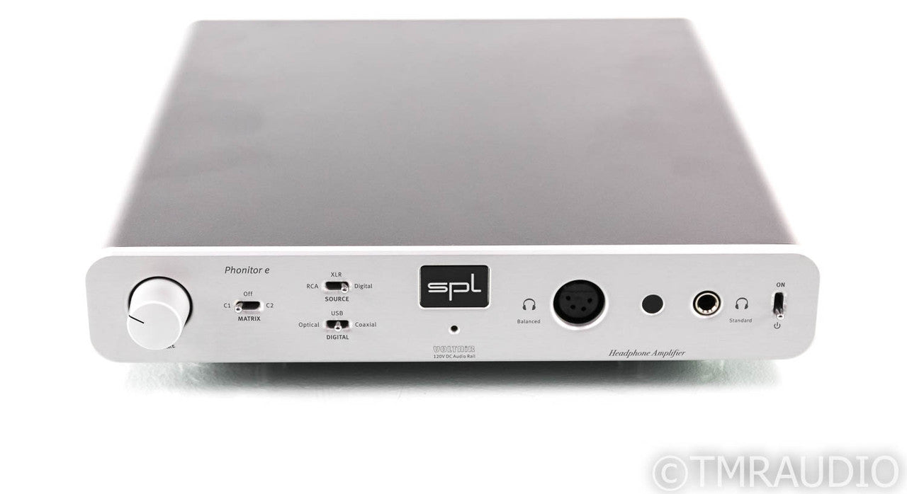 SPL Phonitor e Headphone Amplifier 192kHz DAC; DAC; Silver (Open Box; Full Warranty)