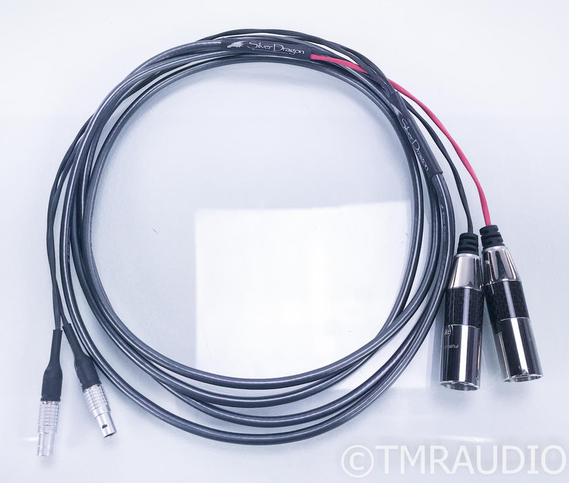 Moon Audio Silver Dragon V3 Balanced Headphone Cable; 10ft; For Focal Utopia