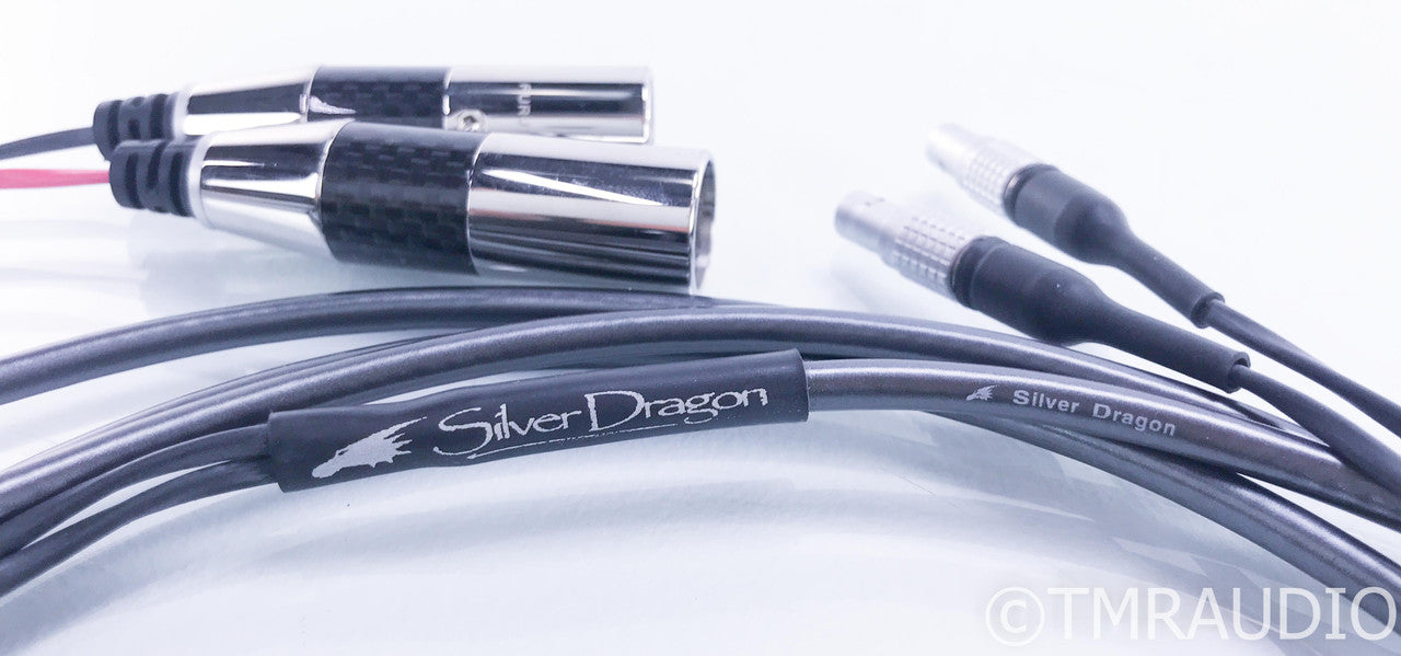 Moon Audio Silver Dragon V3 Balanced Headphone Cable; 10ft; For Focal Utopia