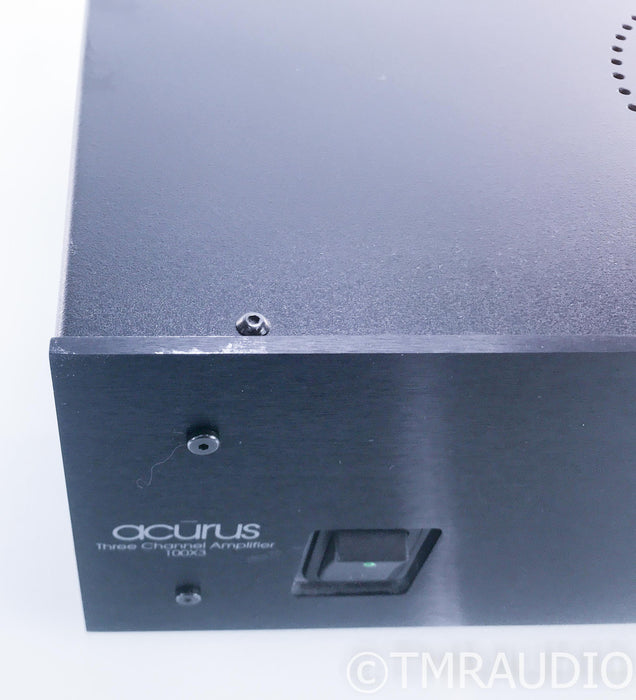 Acurus 100X3 3-Channel Power Amplifier; 100-X3
