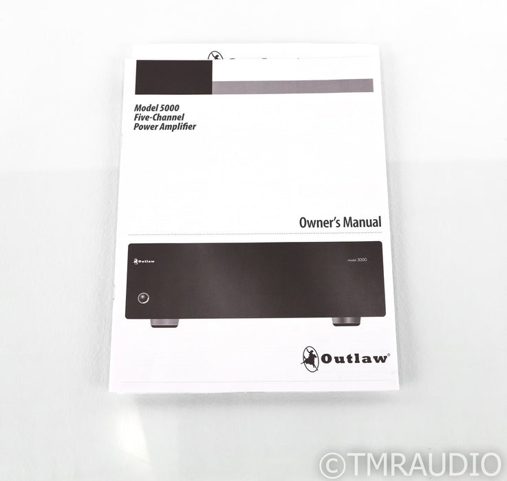 Outlaw Audio Model 5000 5 Channel Power Amplifier