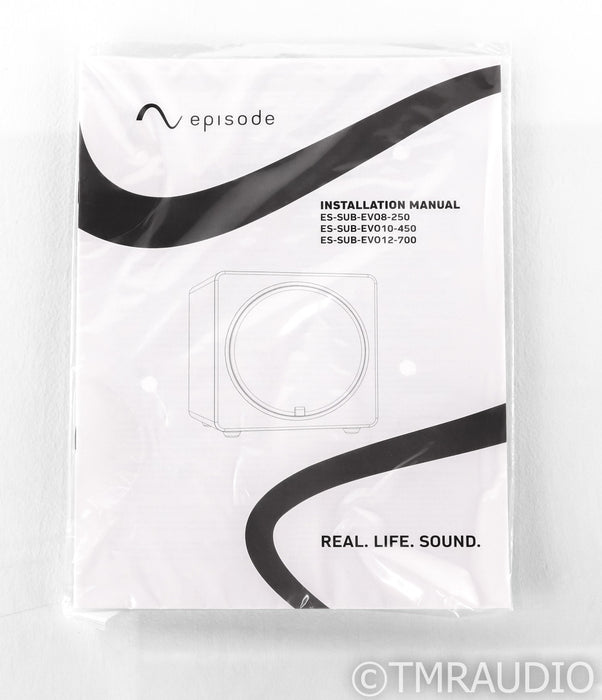 Episode Evolution Series 12" Powered Subwoofer; Black; ES-SUB-EVO12-700