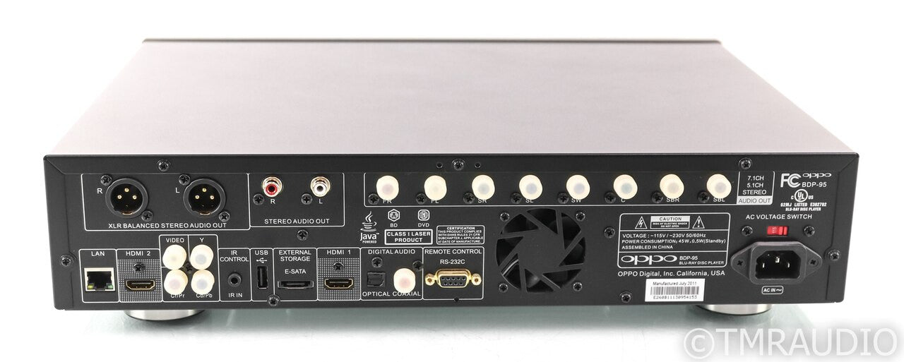 Oppo BDP-95 Universal Blu-Ray Player; Remote; BDP95