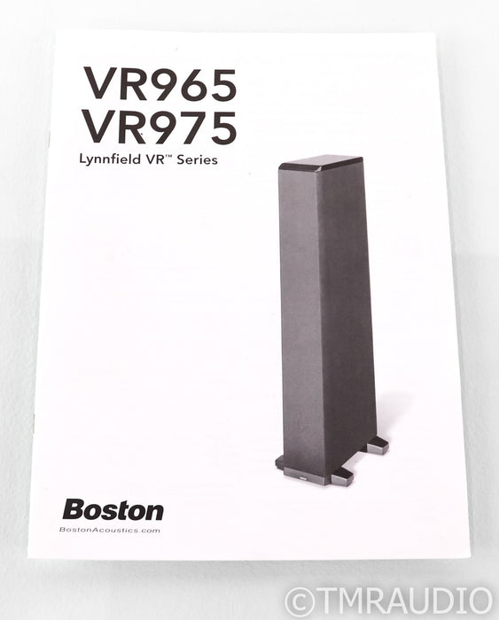 Boston Acoustics VR975 Floorstanding Speakers