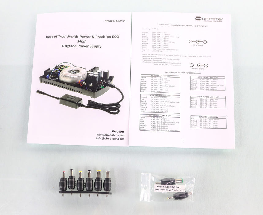 Sbooster BOTW P&P ECO 12-13V MKII Power Supply