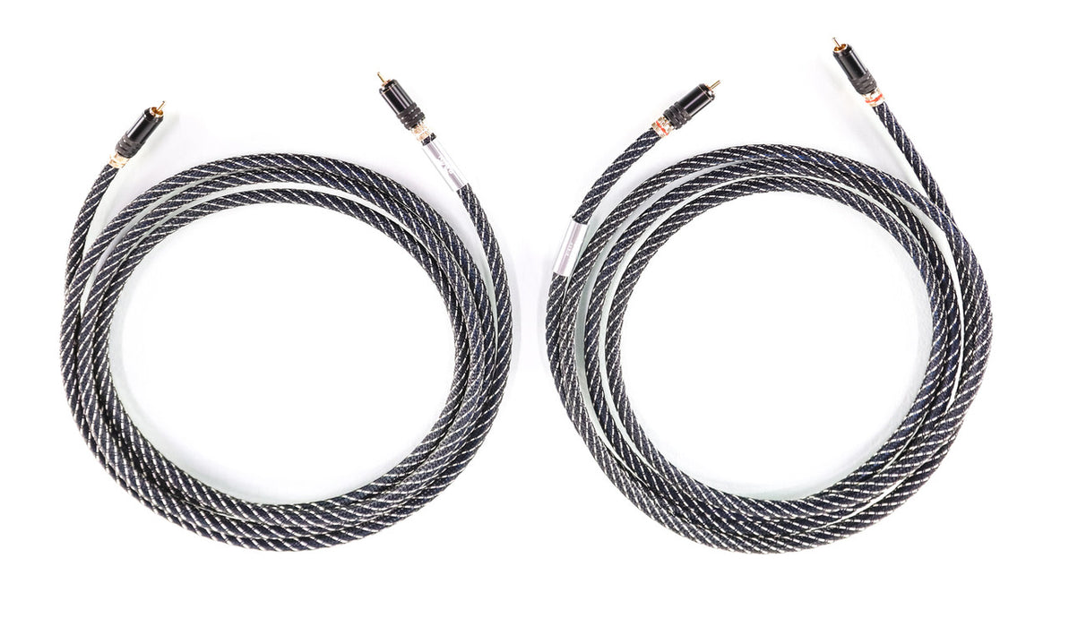 Raven Audio Soniquil RCA Cables; 3m Pair Interconnects