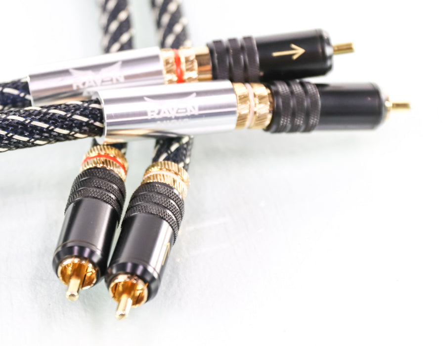 Raven Audio Soniquil RCA Cables; 3m Pair Interconnects