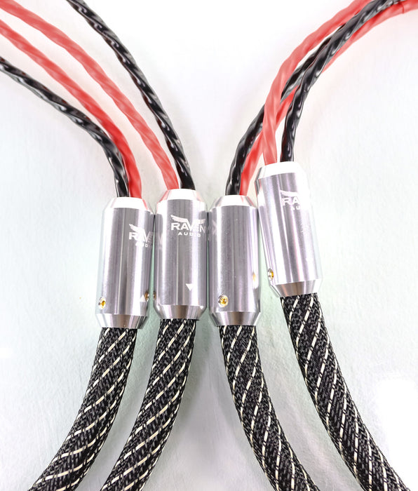 Raven Audio Soniquil Speaker Cables; 2m Pair