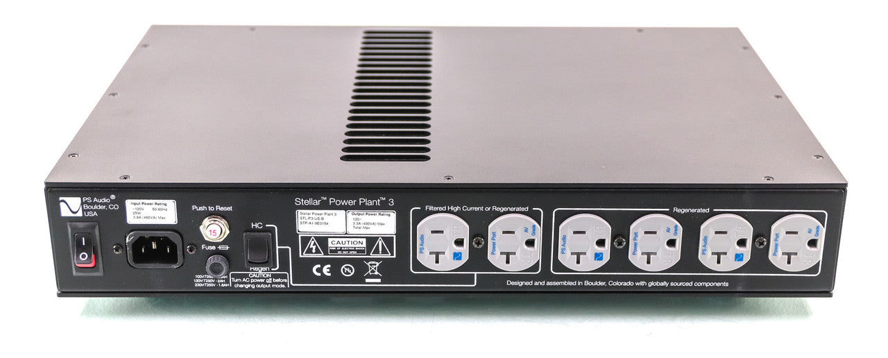 PS Audio Stellar Power Plant 3 Power Conditioner; AC Line Regenerator; P3 (Used)