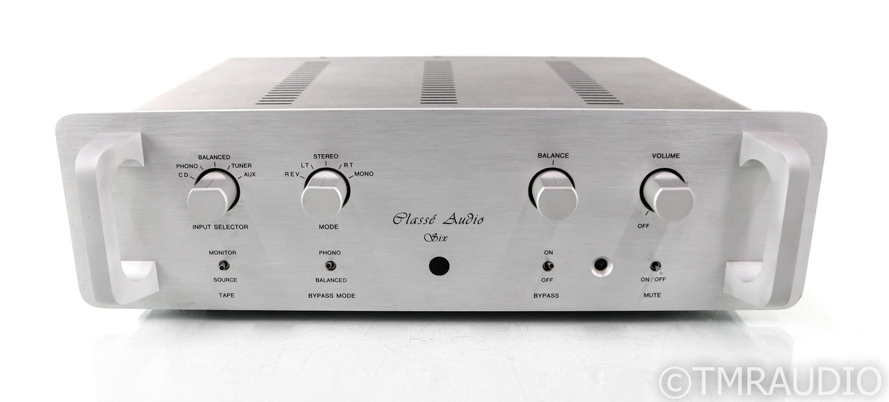 Classe Six Mk.II Stereo Preamplifier; Model Six MKII; Silver; Remote