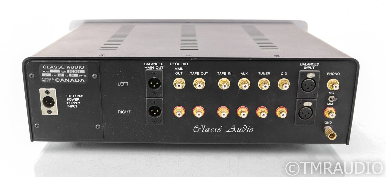 Classe Six Mk.II Stereo Preamplifier; Model Six MKII; Silver; Remote