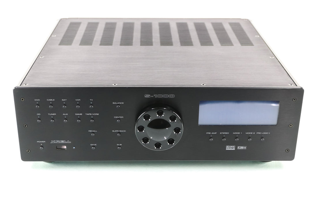 Krell S-1000 7.1 Channel Home Theater Processor; S1000; Remote