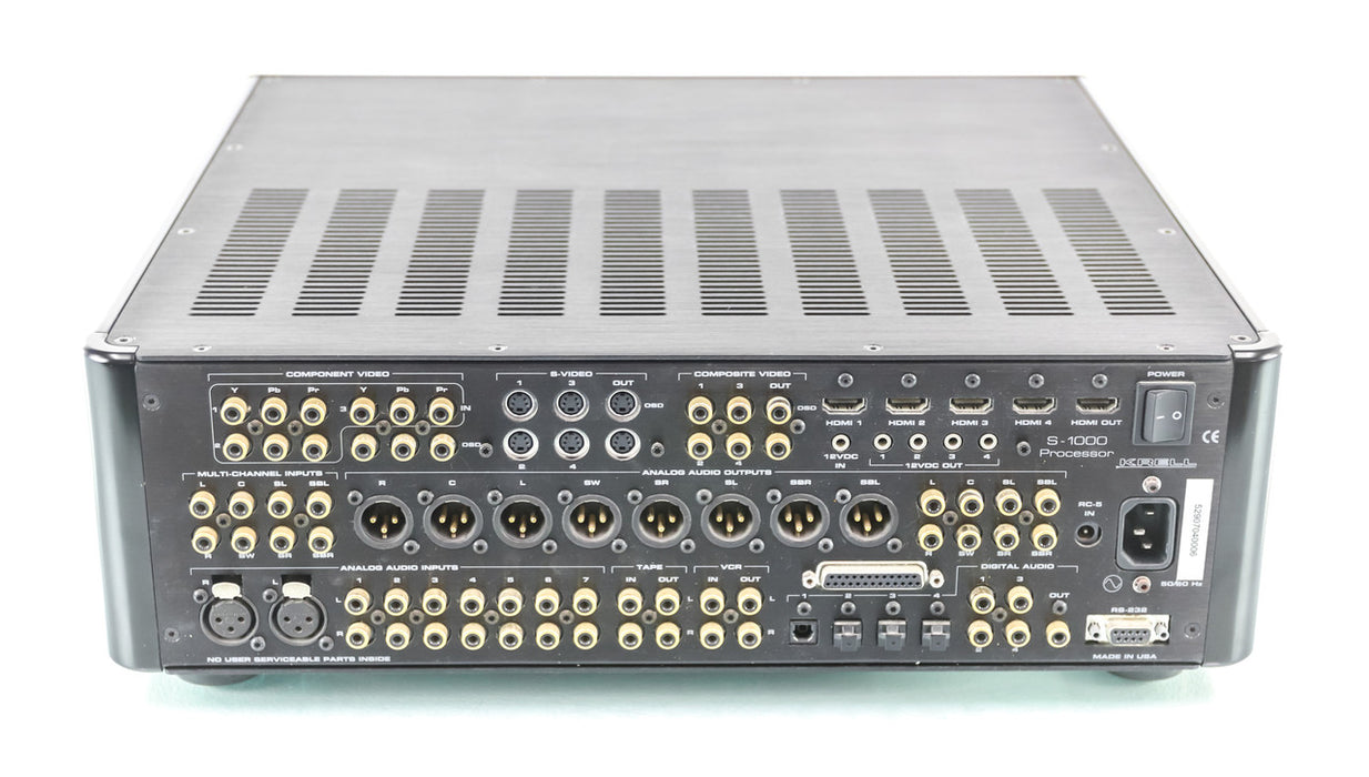 Krell S-1000 7.1 Channel Home Theater Processor; S1000; Remote
