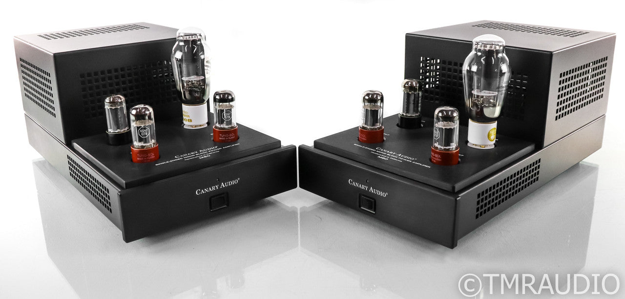 Canary Audio M80 Mono Tube Power Amplifier; Pair; M-80; SET 300B