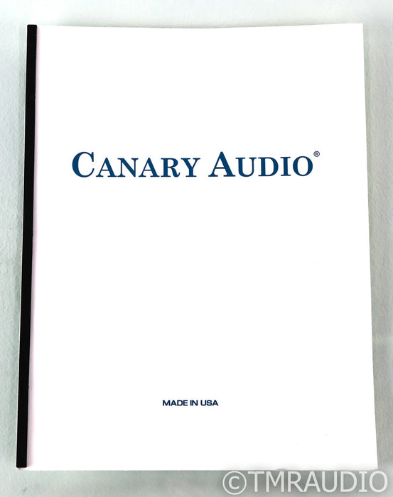 Canary Audio M80 Mono Tube Power Amplifier; Pair; M-80; SET 300B
